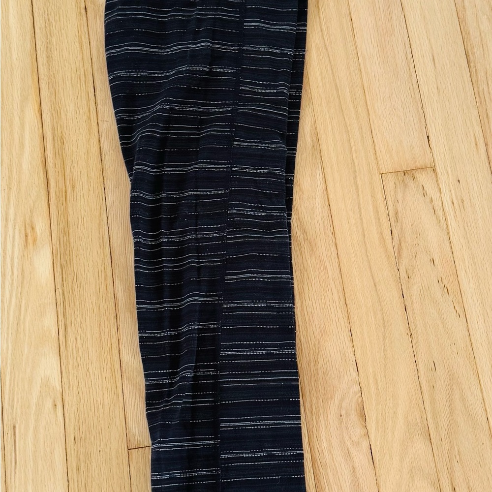 Black and Gray Striped Pants Lululemon
